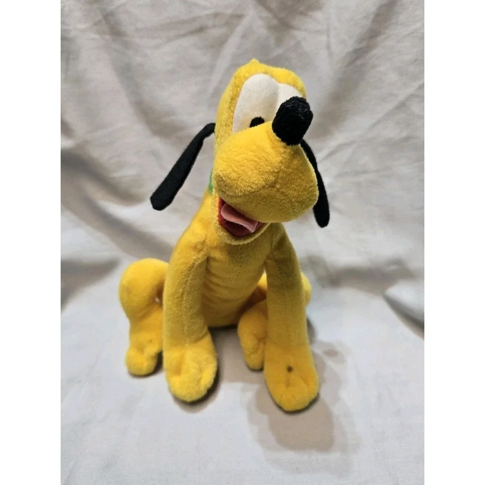 Disney Store Pluto Plush Dog Standing Stuffed Animal 7